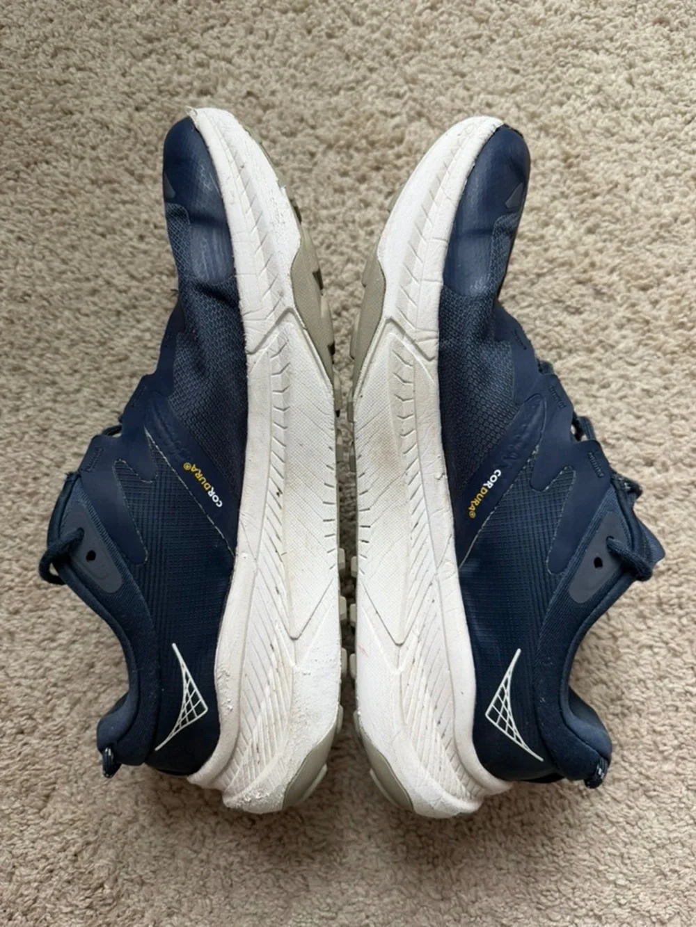 Hoka Transport Mens Size 11 D Navy Blue Cordura Vibram Sneakers 1123153 VYN